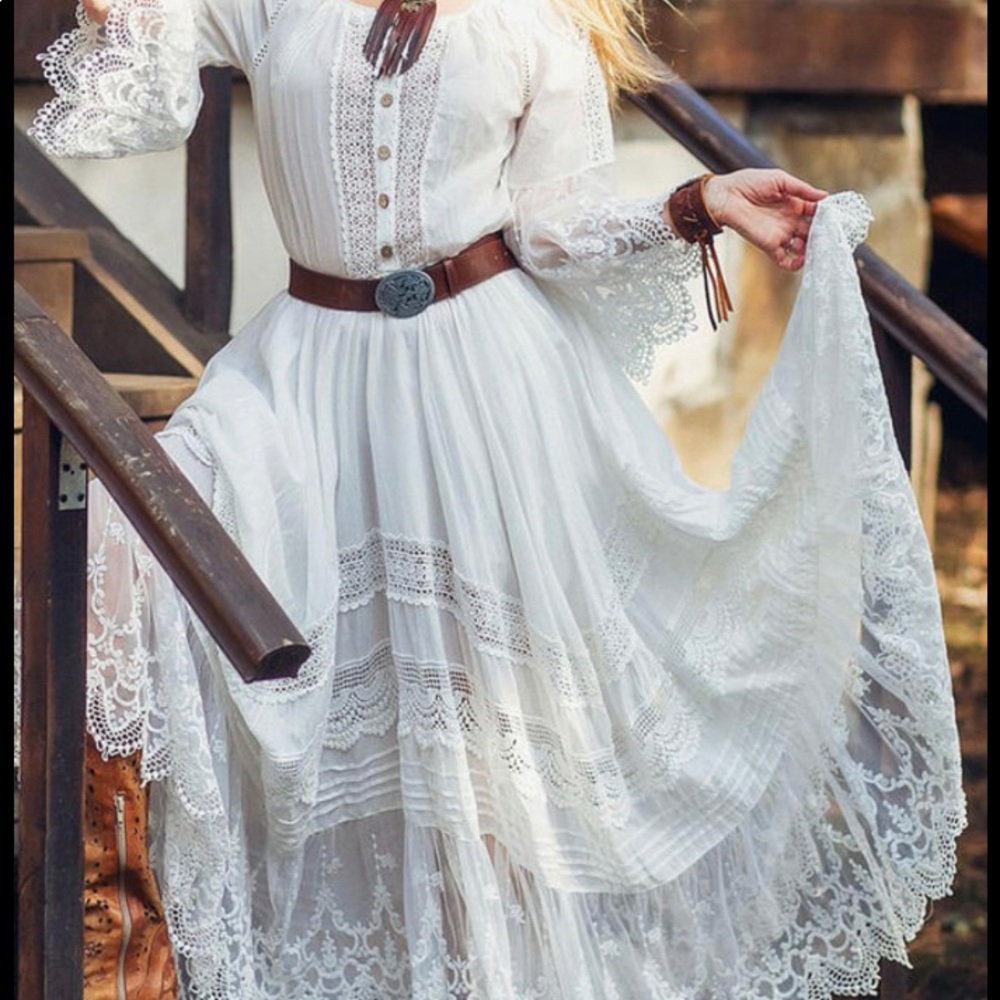 Romantic BoHo lace dress🇮🇹💋